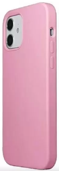 Чехол Helmet Liquid Silicone iPhone 12, розовый