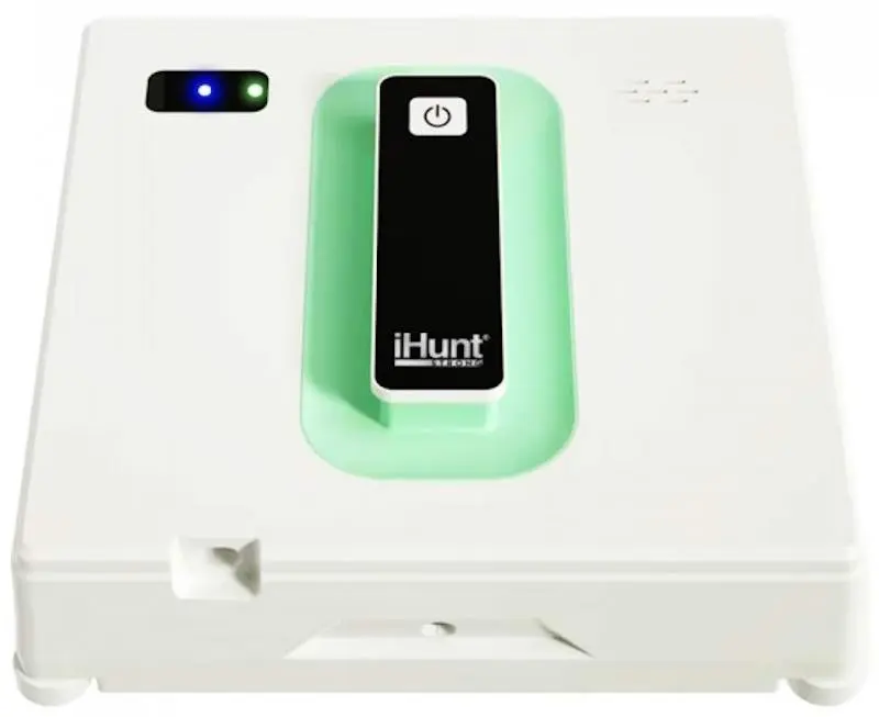 Robot pentru curățarea ferestrelor iHunt Smart Window 4 Supreme Twin Spray, alb/verde