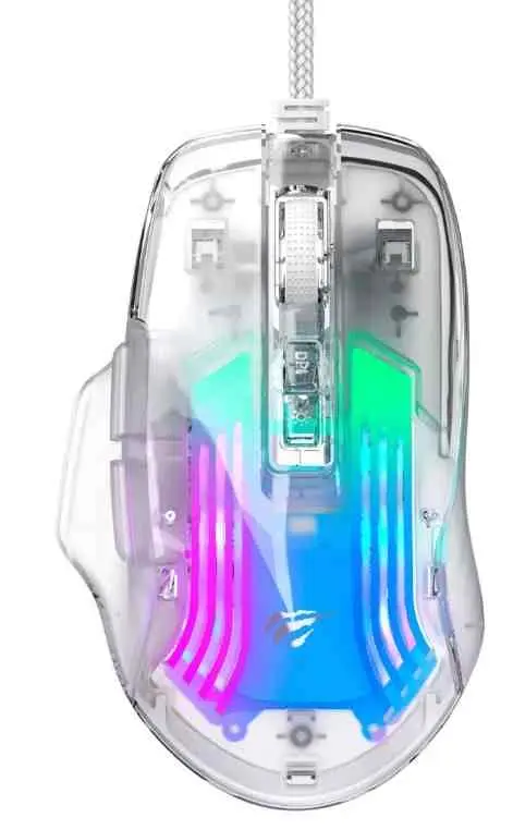 Мышка Havit MS1011SE, прозрачный
