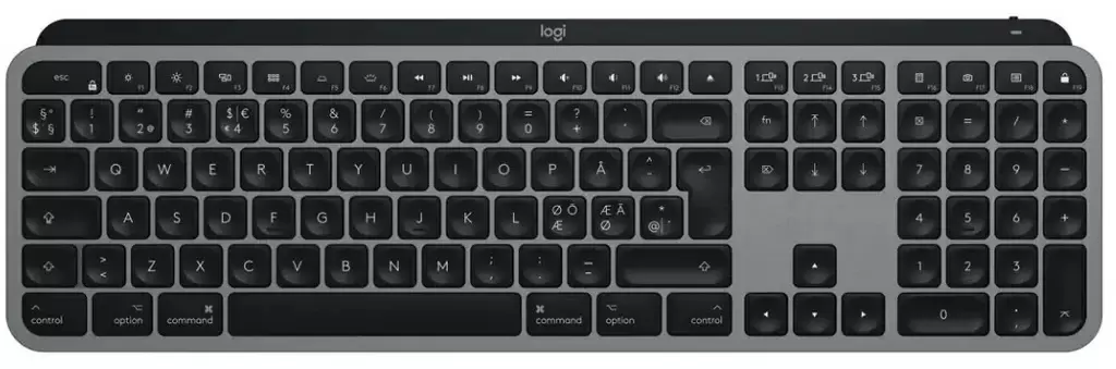 Tastatură Logitech MX Keys for Mac, gri/negru