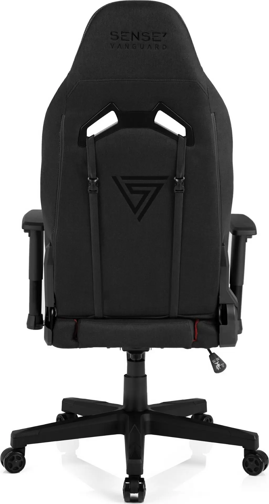 Геймерское кресло SENSE7 Vanguard, черный/красный