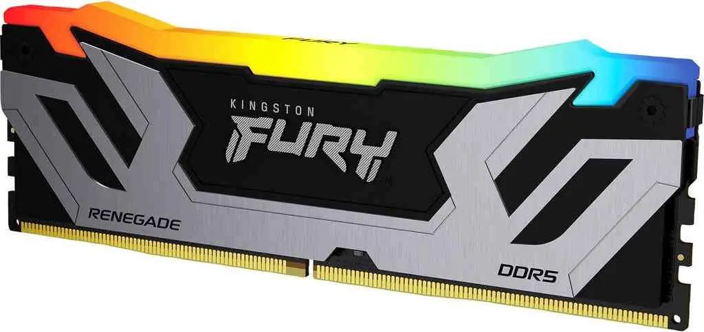 Memorie Kingston FURY Renegade Silver 24GB RGB DDR5-8400MHz, CL40, 1.45V pe tehnoparc.md Memorie Kingston FURY Renegade Silver 24GB RGB DDR5-8400MHz, CL40, 1.45V