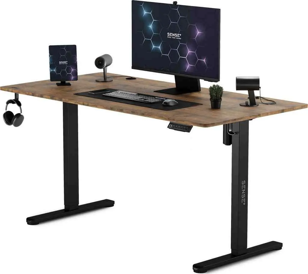 Masă de birou SENSE7 Nojo 140x70, stejar negru