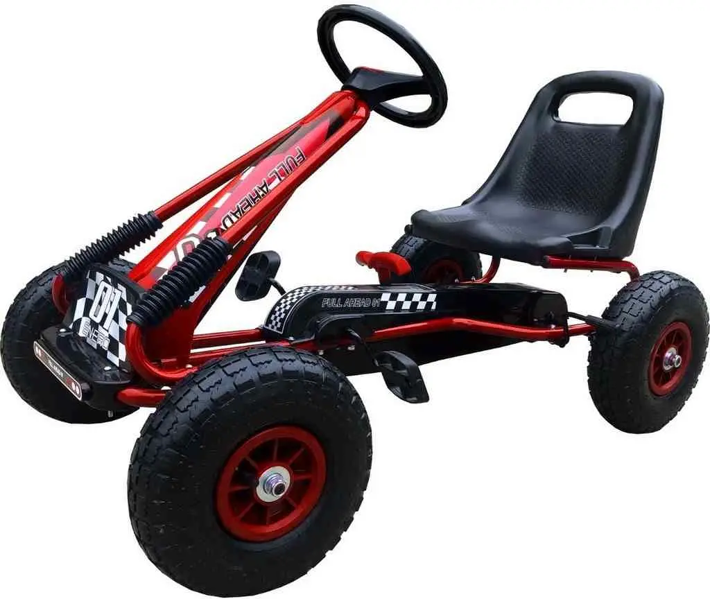 Kart cu pedale Enero Sport Go-Kart 01, roșu pe tehnoparc.md Kart cu pedale Enero Sport Go-Kart 01, roșu