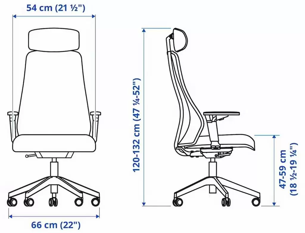 Геймерское кресло IKEA Matchspel, белый
