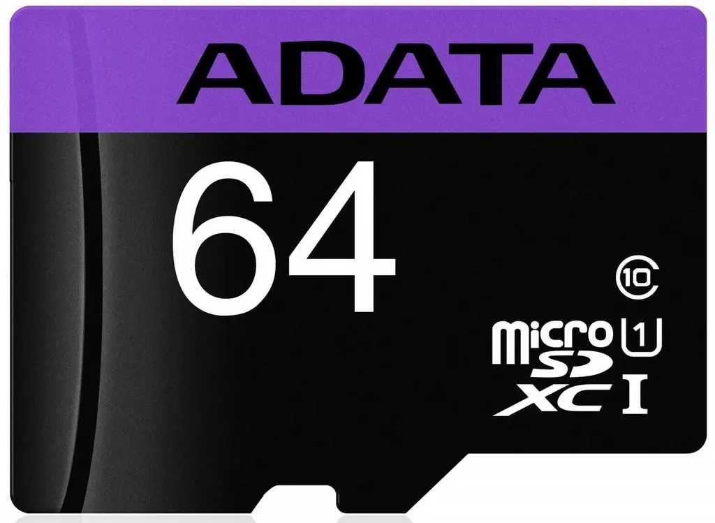 Card de memorie flash Adata Premier microSDHC/SDXC Class 10 UHS-I + SD adapter, 64GB