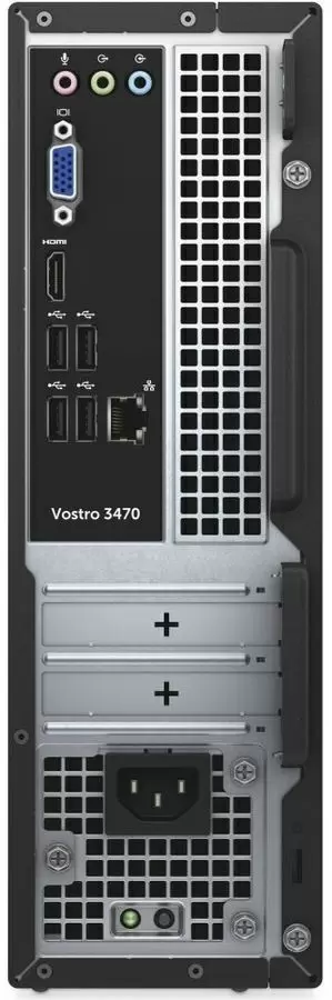 Системный блок Dell Vostro 3471 SFF (Core i3-9100/4ГБ/128ГБ/Intel UHD 630/Wi-Fi/Win10Pro), черный
