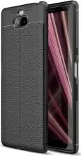 Husă de protecție XCover Sony Xperia 10 Leather, negru