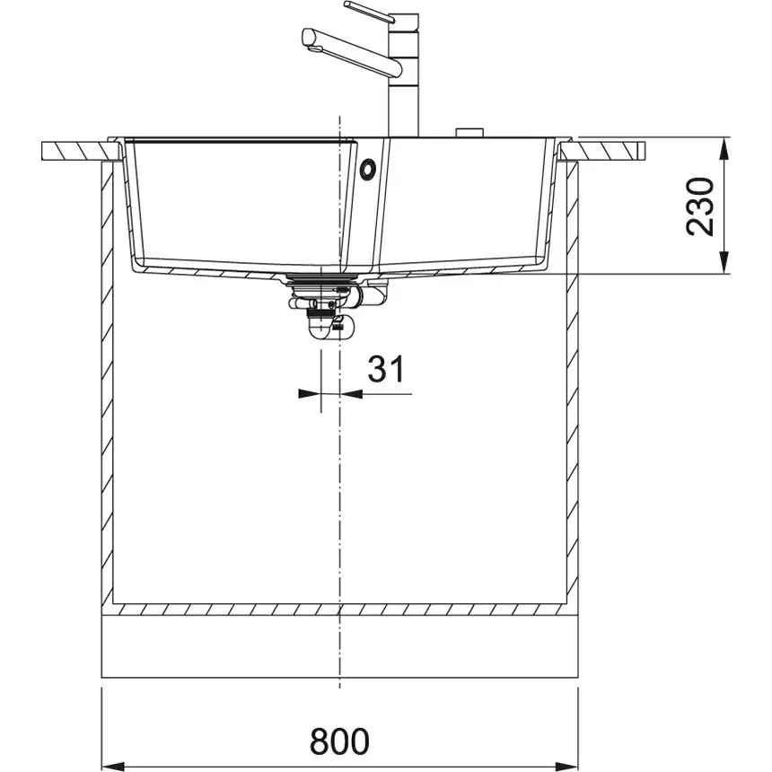 Chiuvetă de bucătărie Franke Urban UBG 610-78, negru