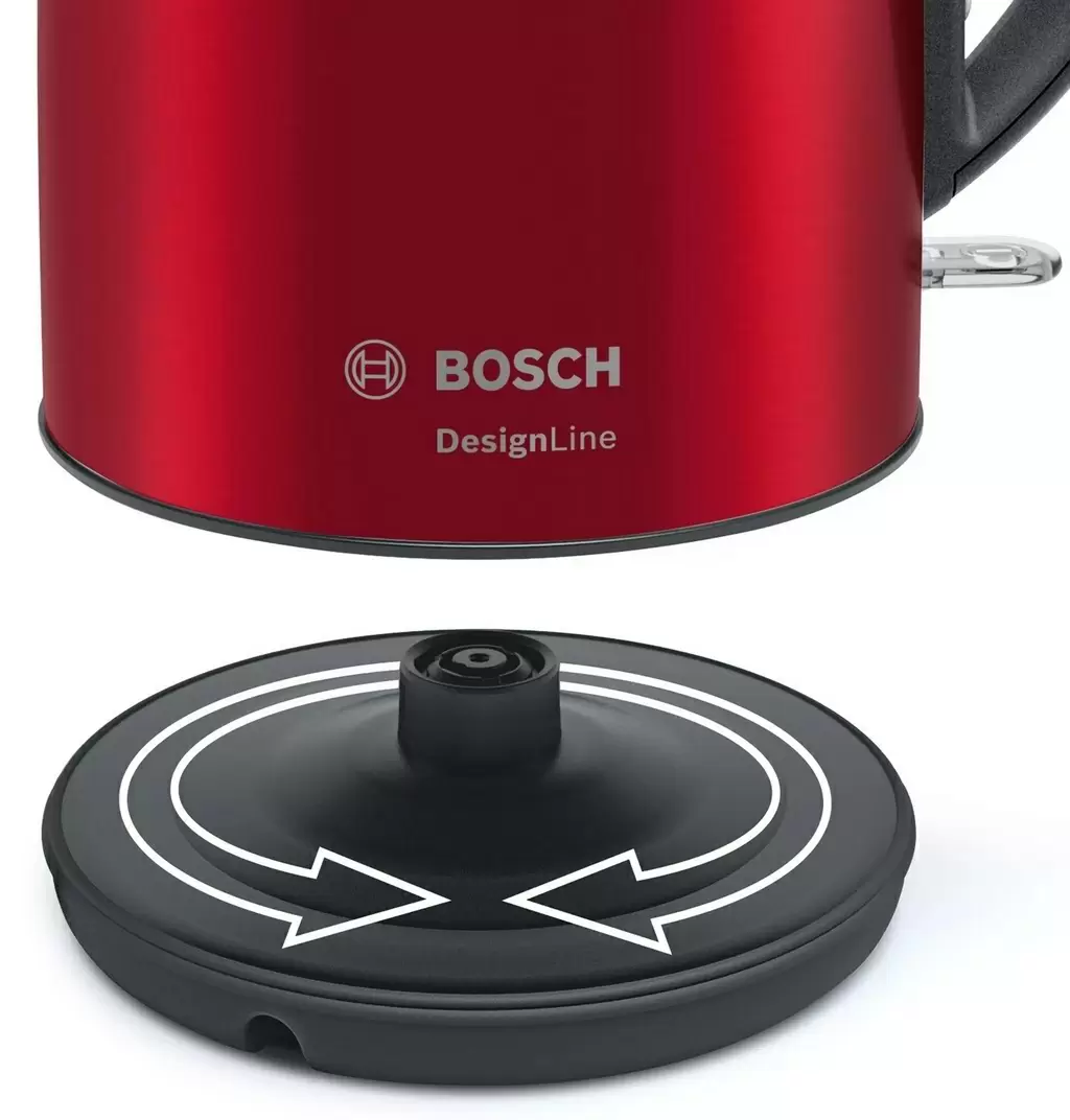 Fierbător de apă Bosch TWK3P424, roșu