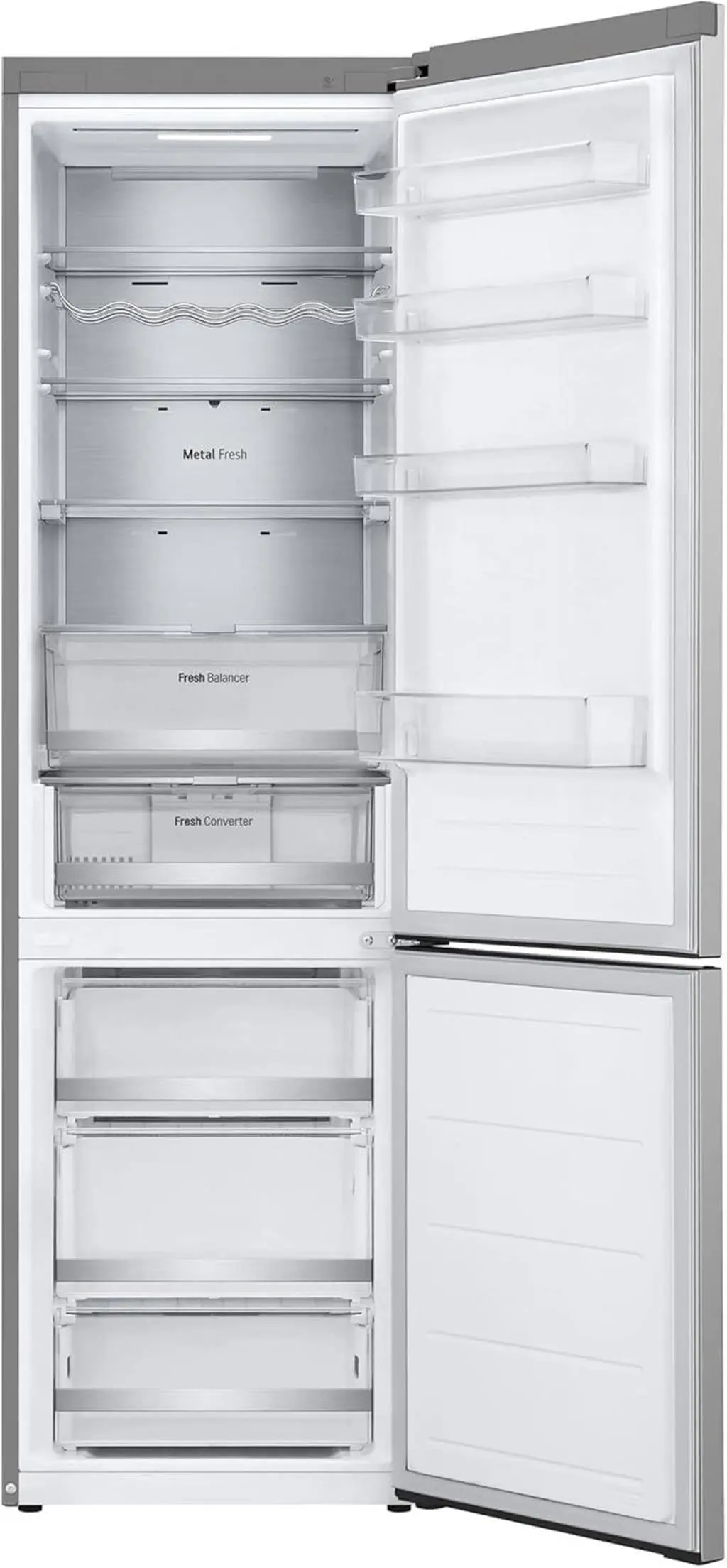 Холодильник LG GBV7270CPY, серебристый