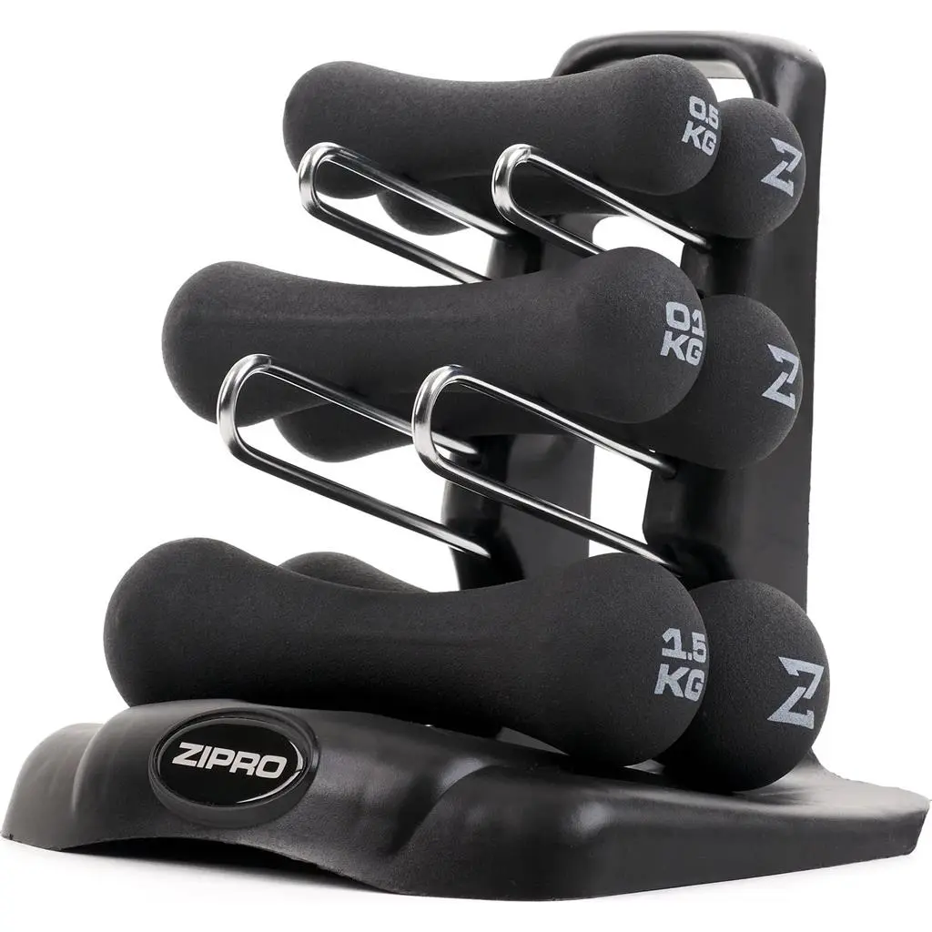Гантель Zipro Neoprene Dumbbell Set 6kg, черный