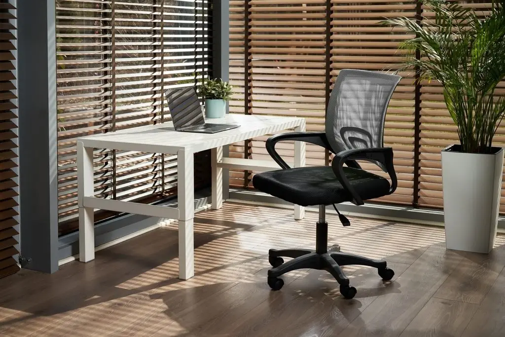 Scaun de birou Jumi Smart CM-946569, gri/negru
