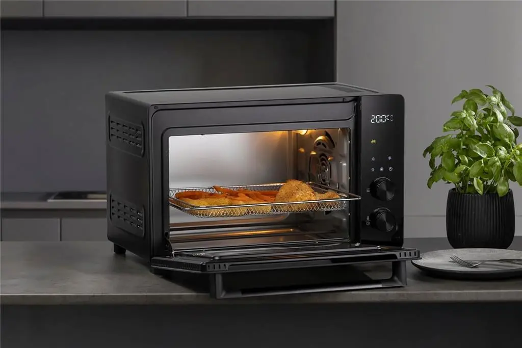 Электродуховка Hisense HOM30AF, черный, черный на tehnoparc.md Электродуховка Hisense HOM30AF, черный, черный