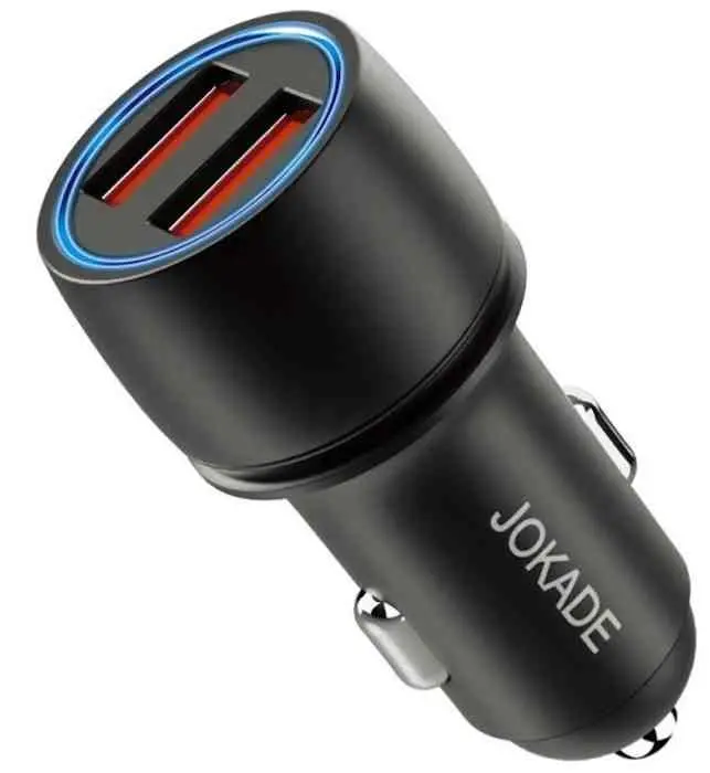 Автомобильная зарядка Jokade JH001, черный на tehnoparc.md Автомобильная зарядка Jokade JH001, черный