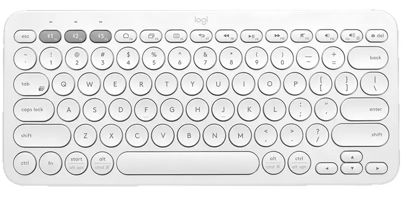 Tastatură Logitech K380 Multi-Device Bluetooth Keyboard, alb