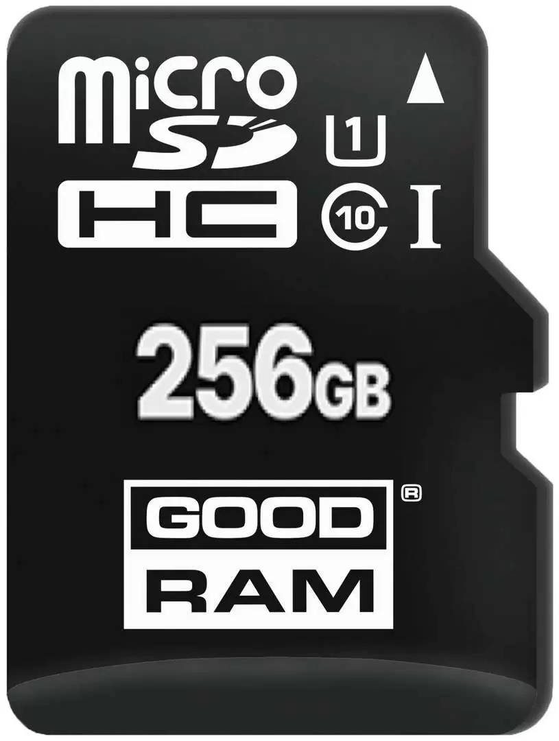 Карта памяти Goodram M1AA microSDXC Class10 256ГБ UHS-I + SD Adapter