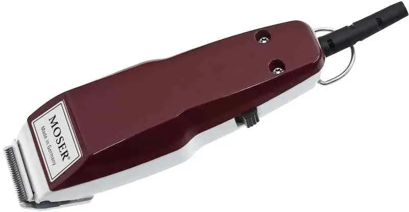 Машинка для стрижки Moser 1411-0050, белый/бордовый на tehnoparc.md Машинка для стрижки Moser 1411-0050, белый/бордовый