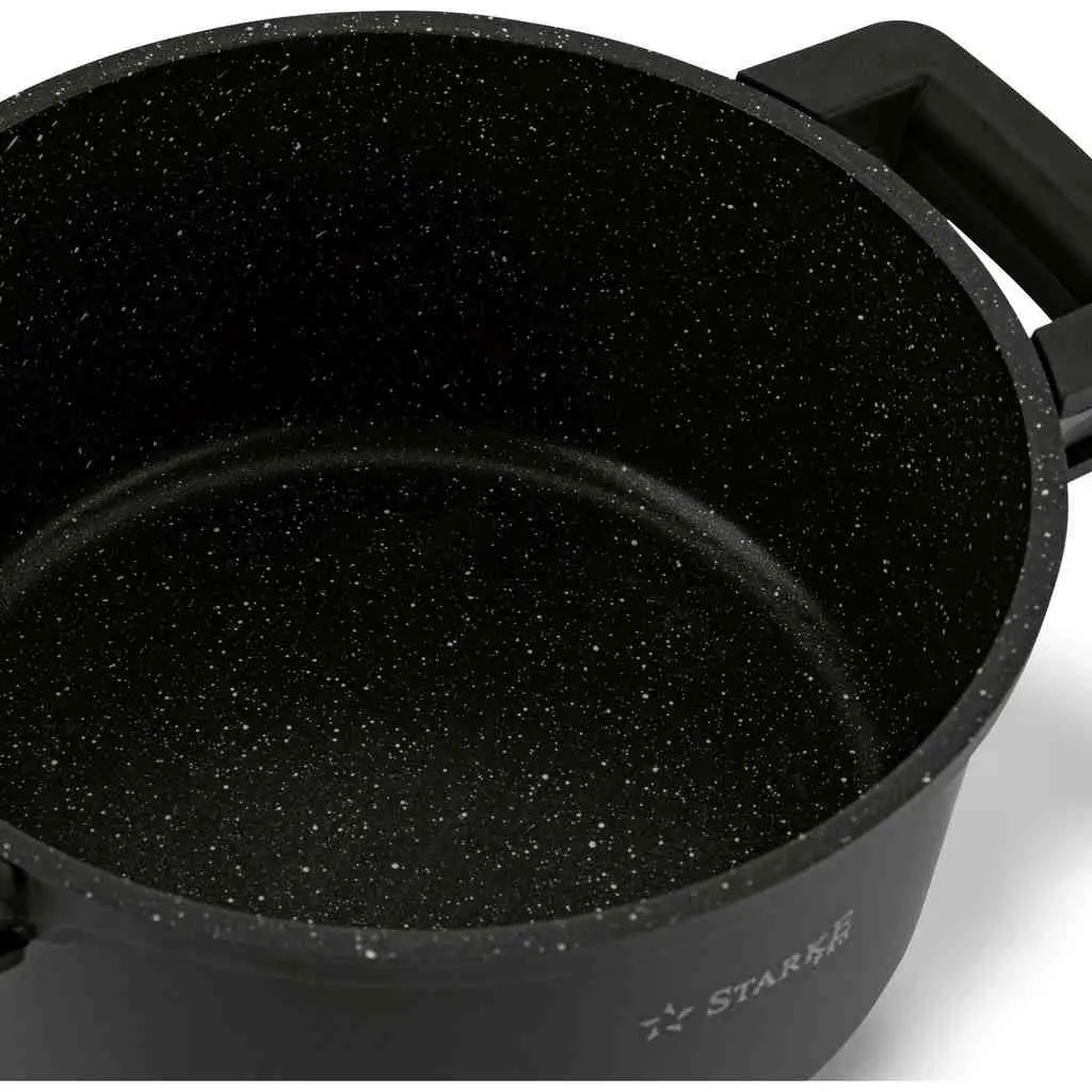 Oală Starke Pro Taylor Marble 2.4L, negru