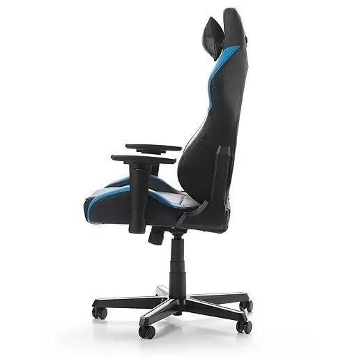 Компьютерное кресло DXRacer GC-D61-NWB, черный/белый/синий