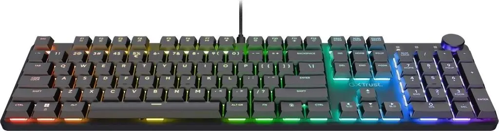 Tastatură Trust GXT 866 Torix, negru