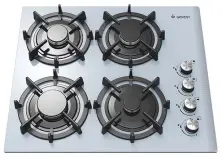 Plită incorporabilă cu gaz Gefest CBH 2230 K9, argintiu
