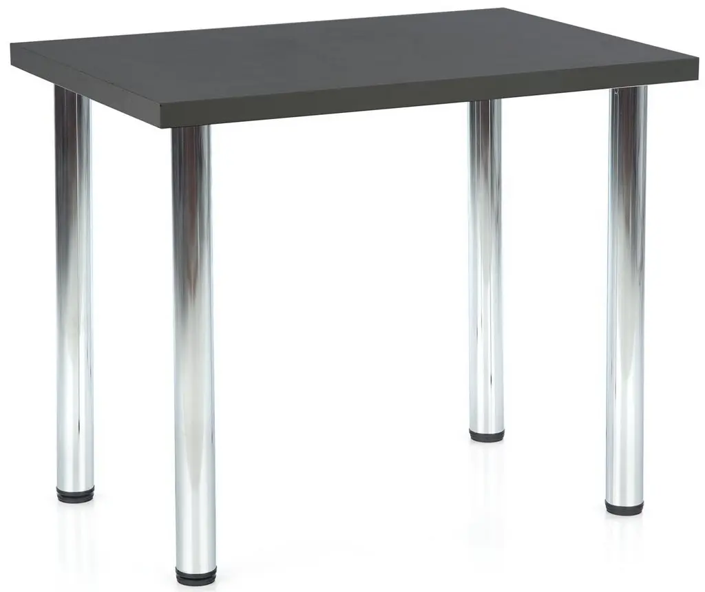 Masă Halmar Modex 90cm, antracit/crom
