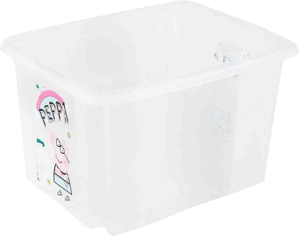 Контейнер для игрушек Keeeper Peppa Pig, прозрачный