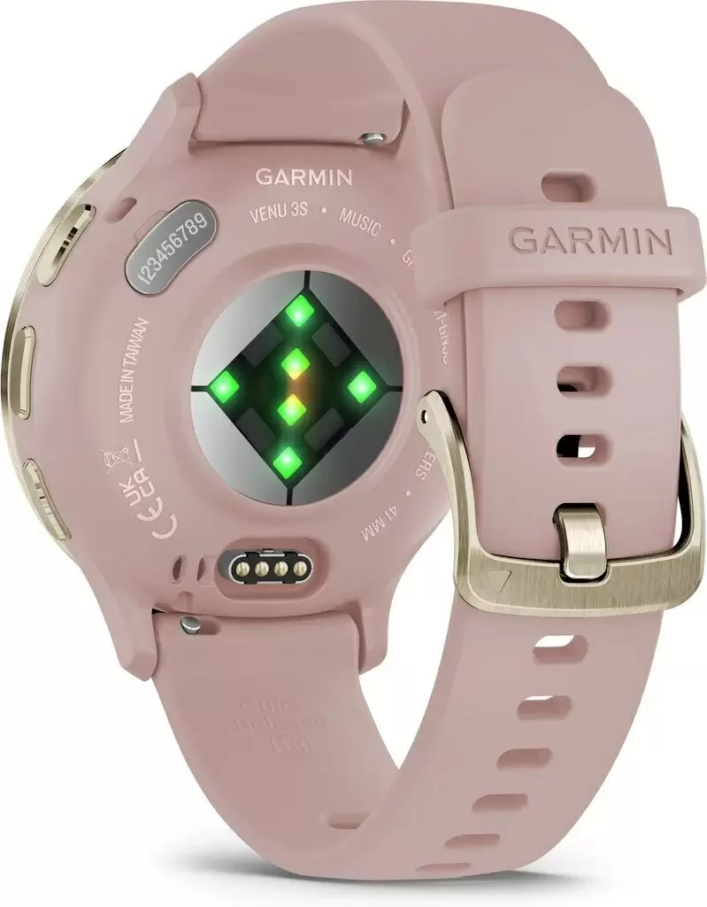 Умные часы Garmin Venu 3S, Pink Dawn/Soft Gold