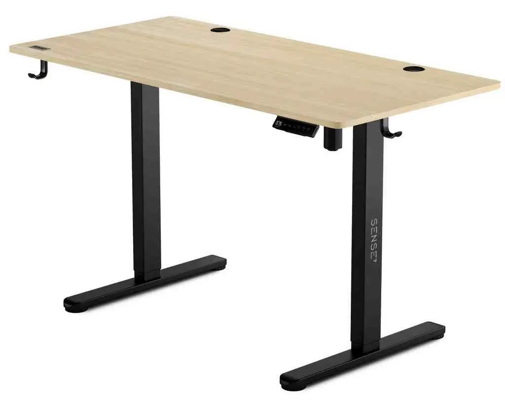 Masă de birou SENSE7 Nojo 120x60, pin negru pe tehnoparc.md Masă de birou SENSE7 Nojo 120x60, pin negru
