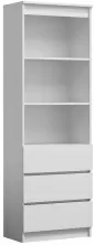 Книжный шкаф Mirjan24 Eleylin/Office RS-60, белый