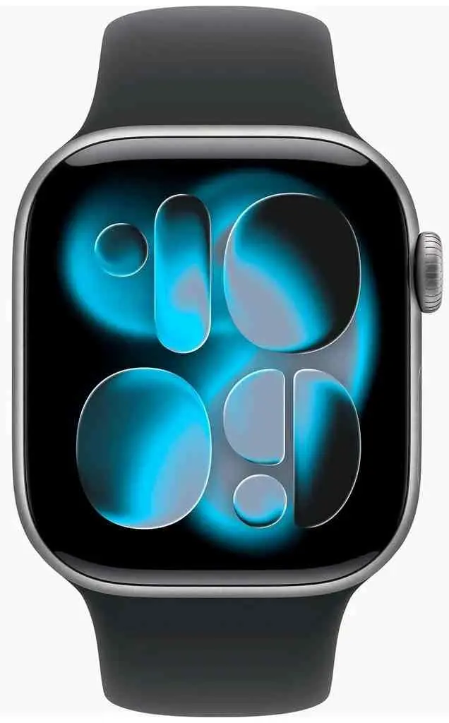 Smartwatch Apple Watch Series 11 GPS 42mm Space Gray Aluminium Case with Black Sport Band S/M