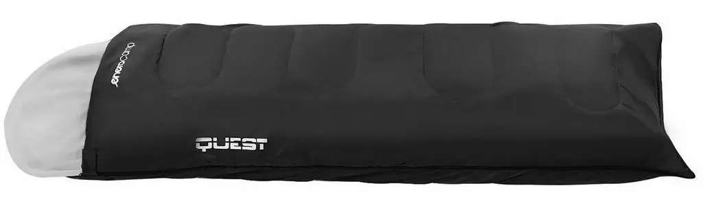 Sac de dormit Enero Camp Quest, negru