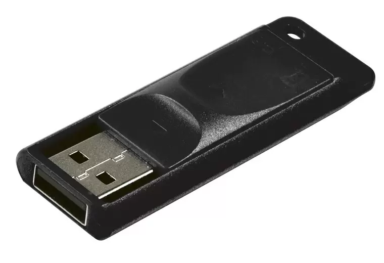 USB-флешка Verbatim Slider 32ГБ, черный