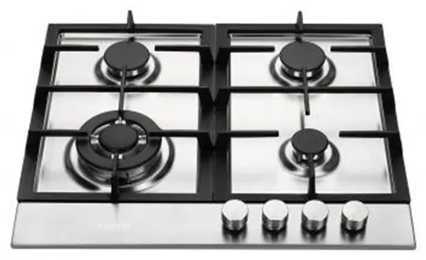 Plită incorporabilă cu gaz Bauer GH-604 SS02, inox