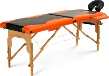 Masă de masaj BodyFit 1041, negru/portocaliu