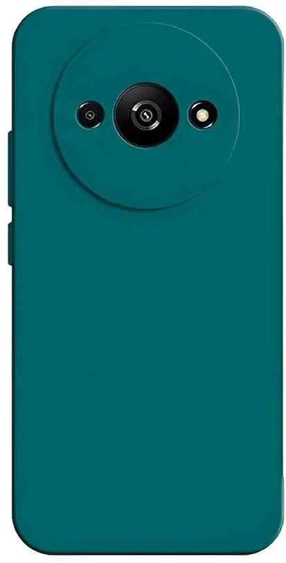 Husă de protecție WOO Liquid Silicone Redmi A3 (WOOCLSRDA3GR), verde