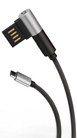 Cablu USB DA DT0012T Type C, argintiu