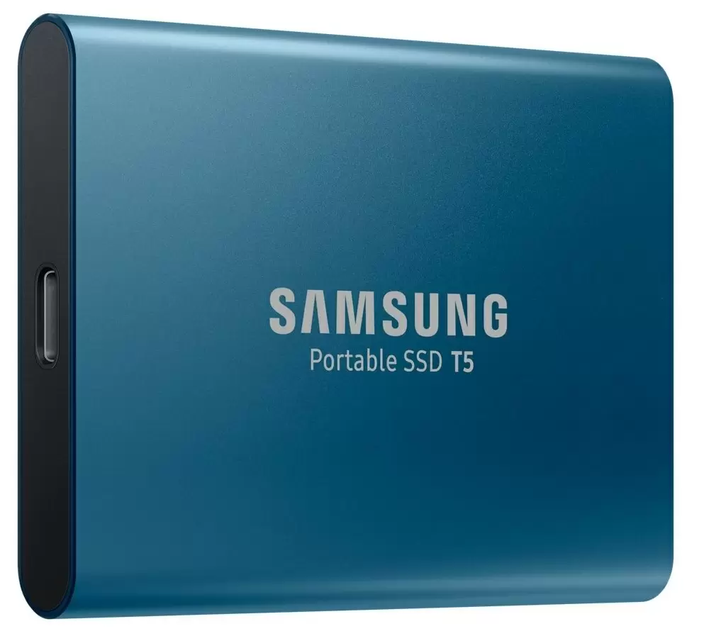 Disc rigid SSD extern Samsung Portable T5 500GB, albastru