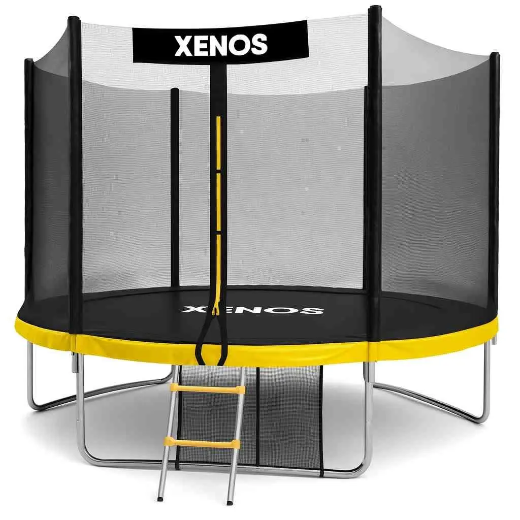 Батут Xenos XT-10FT 305cm, черный/желтый