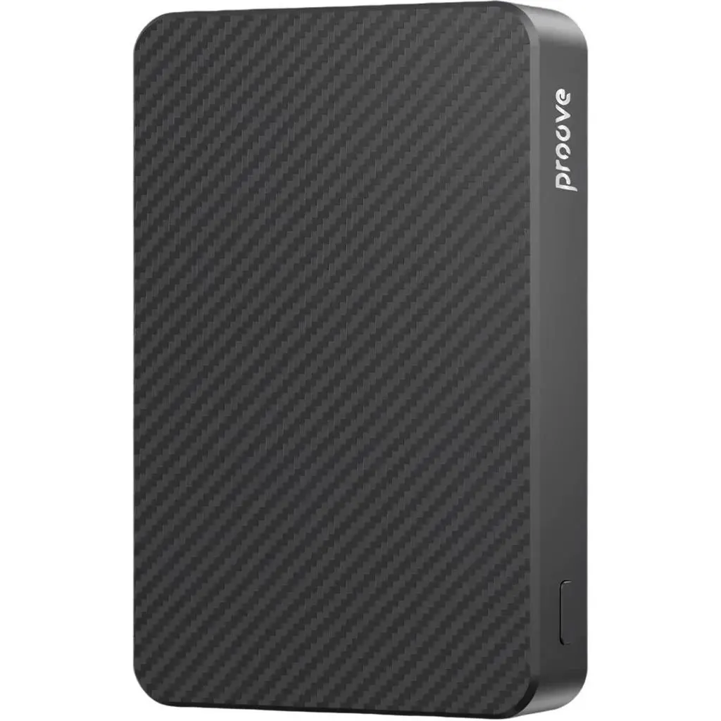 Внешний аккумулятор Proove Carbon Slim 22.5W, черный