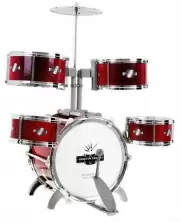Tobe pentru copii Desktop Drums Drum Set, roșu