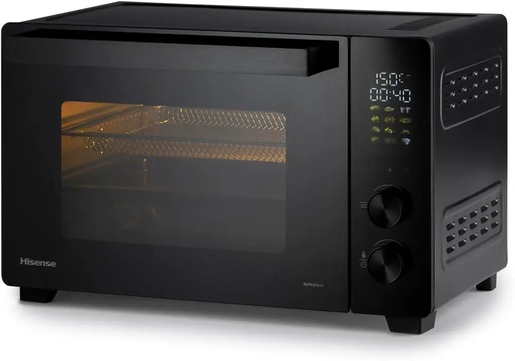 Электродуховка Hisense HOM30AF, черный, черный на tehnoparc.md Электродуховка Hisense HOM30AF, черный, черный