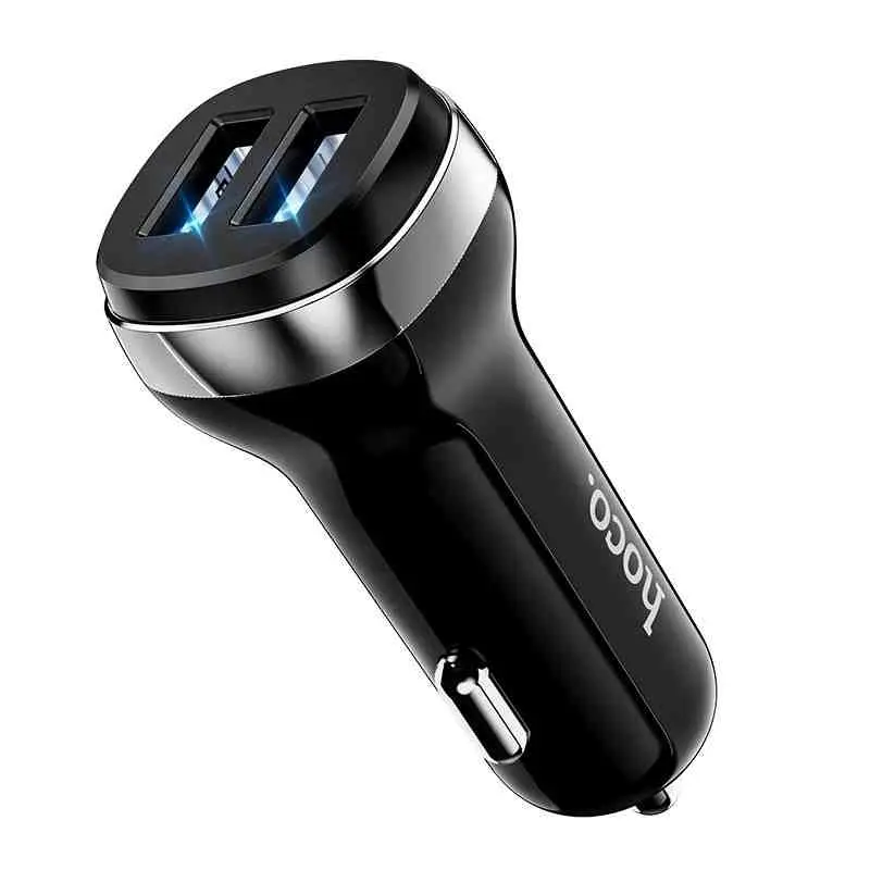 Încărcător auto Hoco Z40 Superior + Micro, negru