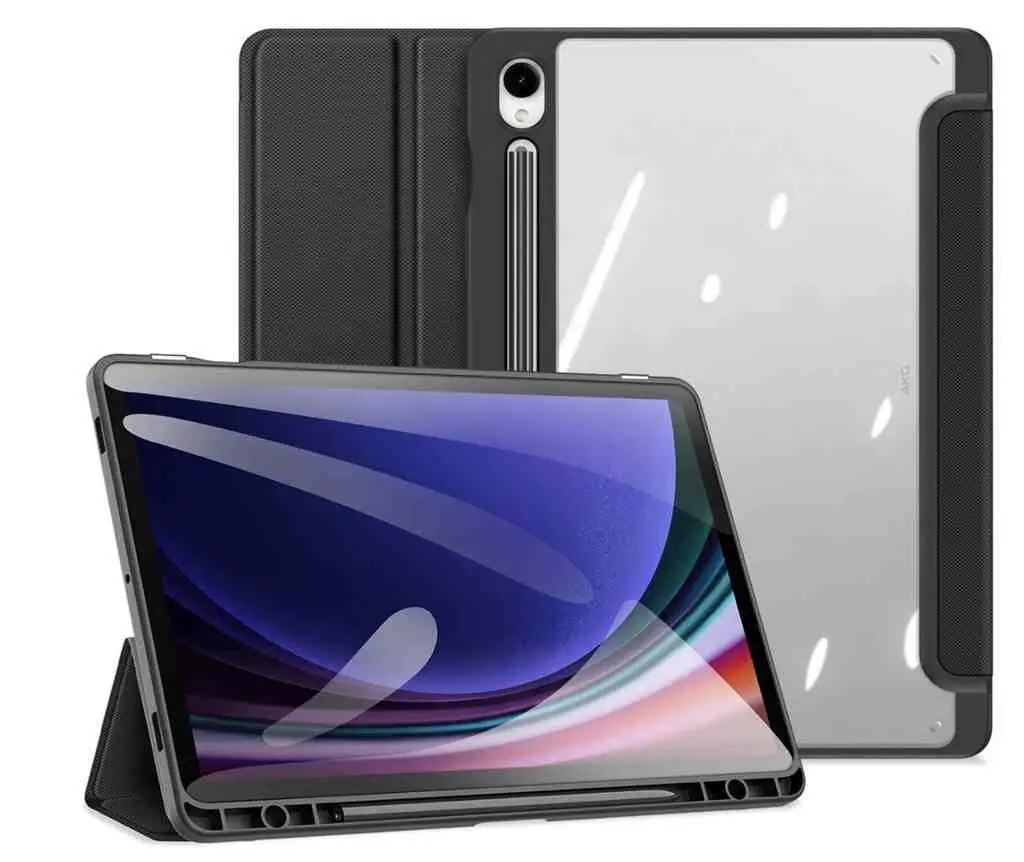Husă pentru tabletă Dux Ducis Tablet Case Samsung Tab S9/S9FE Toby, negru