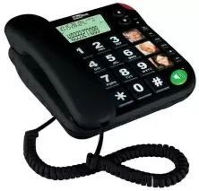 Проводной телефон Maxcom KXT480, черный