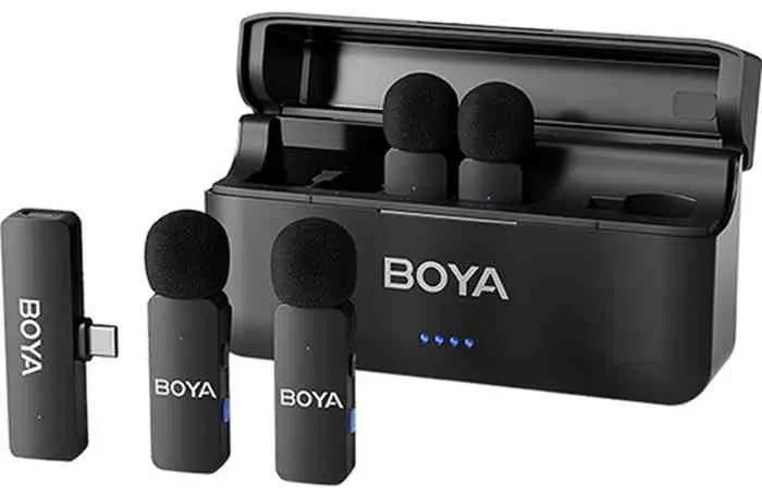 Microfon Boya BY-V4U, negru