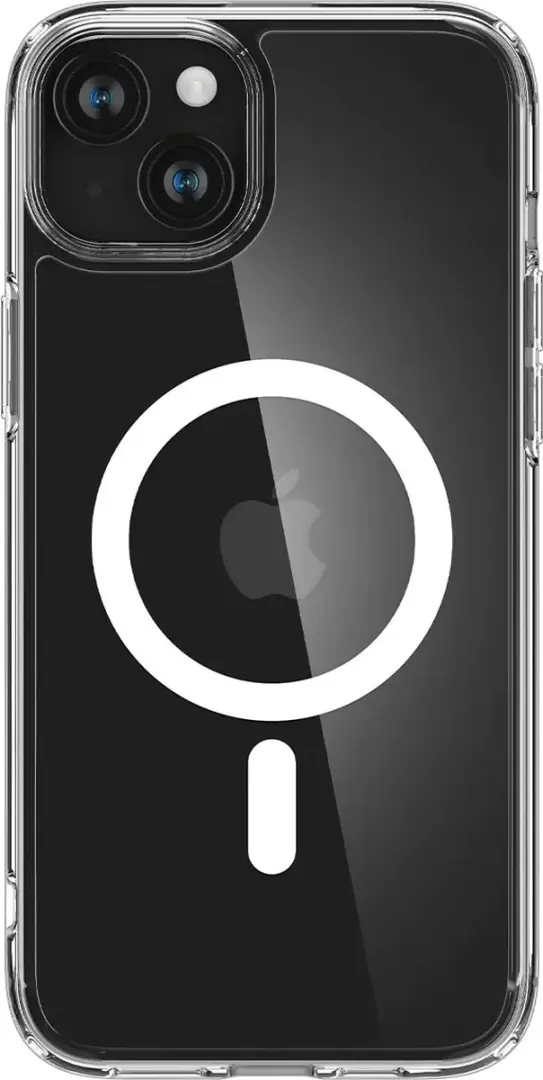 Husă de protecție Spigen iPhone 15 Ultra Hybrid Mag Magsafe, transparent pe tehnoparc.md Husă de protecție Spigen iPhone 15 Ultra Hybrid Mag Magsafe, transparent