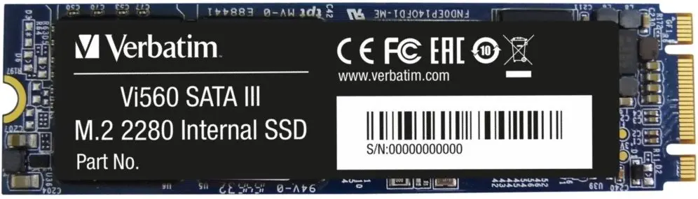 SSD накопитель Verbatim Vi560 S3 M.2 SATA, 1TB