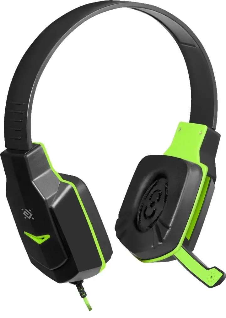 Căşti Defender Warhead G-320, negru/verde